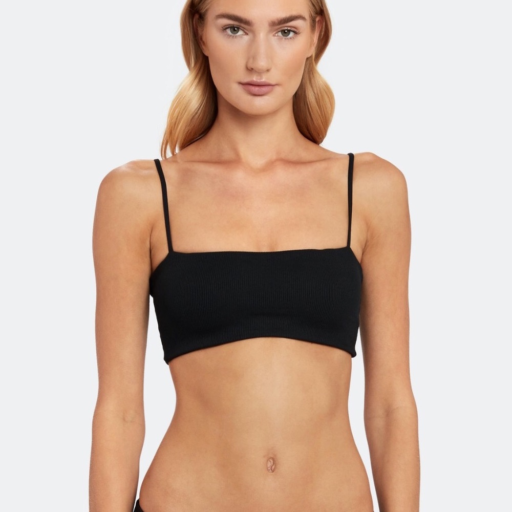L*SPACE Rebel Bikini Top Adjustable Bandeau S/P